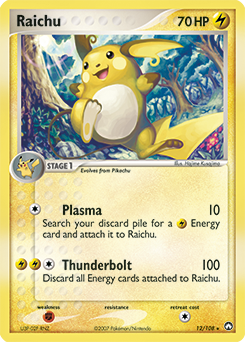 Raichu card art