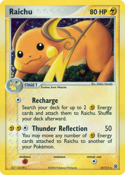 Raichu card art