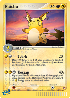 Raichu card art