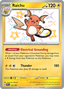 Raichu card art