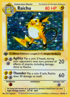Raichu card art