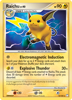 Raichu card art