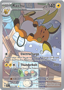 Raichu card art