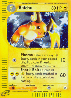 Raichu card art