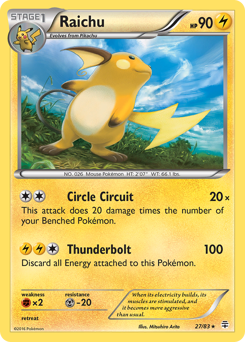 Raichu card art