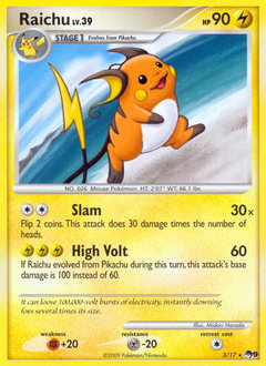 Raichu card art