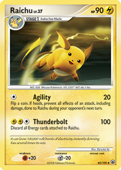 Raichu card art