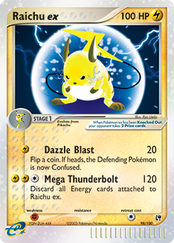 Raichu ex card art