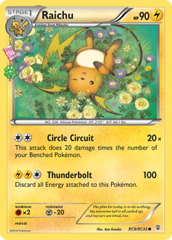 Raichu card art