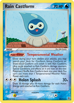 Rain Castform card art