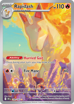 Rapidash card art