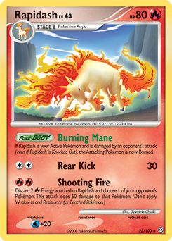 Rapidash card art