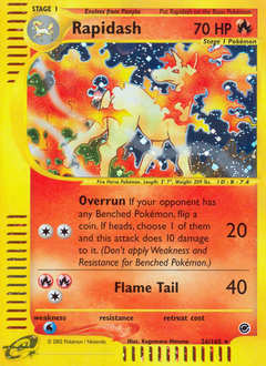 Rapidash card art