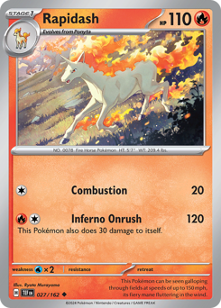 Rapidash card art