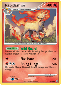 Rapidash card art