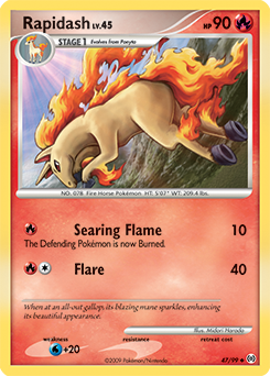Rapidash card art