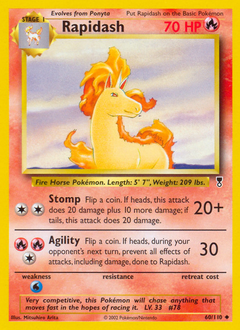 Rapidash card art