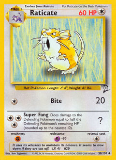 Raticate card art