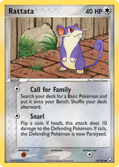 Rattata card art