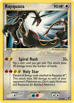 Rayquaza ★ card art