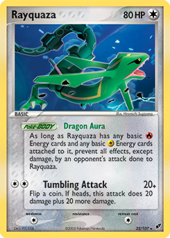 Rayquaza card art