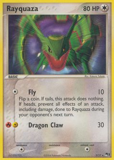 Rayquaza card art