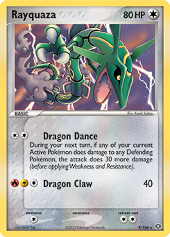 Rayquaza card art