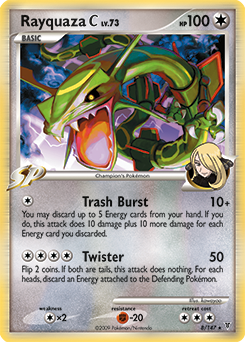 Rayquaza C card art