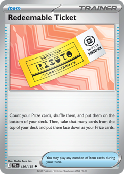 Redeemable Ticket card art