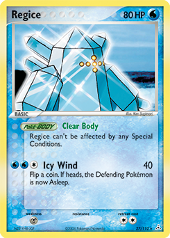 Regice card art