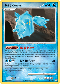 Regice card art