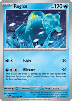 Regice card art
