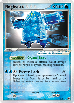 Regice ex card art