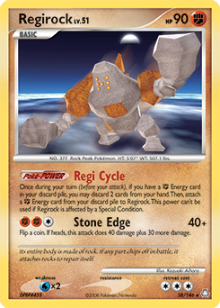 Regirock card art