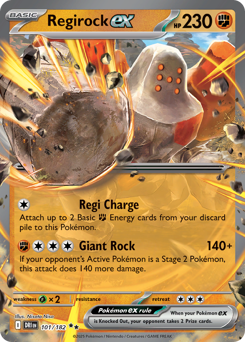 Regirock ex card art