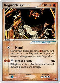 Regirock ex card art