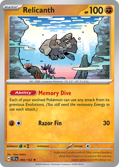 Relicanth card art