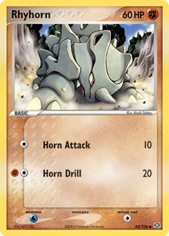 Rhyhorn card art