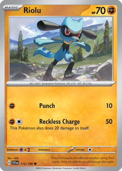 Riolu card art