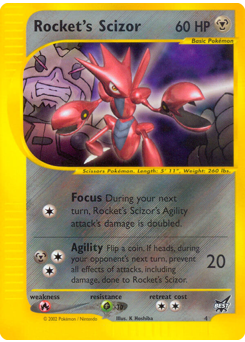 Rocket's Scizor card art