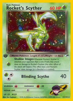 Rocket's Scyther card art