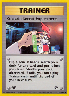 Rocket's Secret Experiment card art