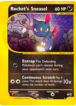 Rocket's Sneasel card art
