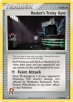 Rocket's Tricky Gym card art