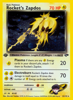 Rocket's Zapdos card art