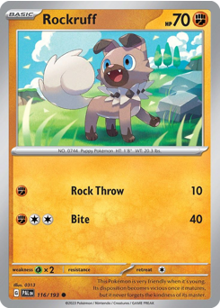 Rockruff card art