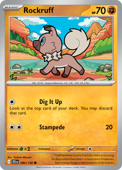 Rockruff card art