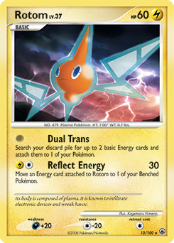 Rotom card art