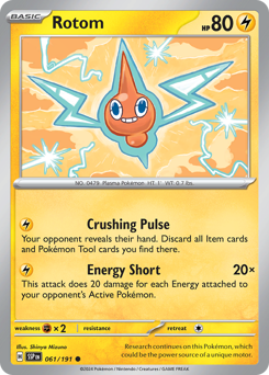 Rotom card art
