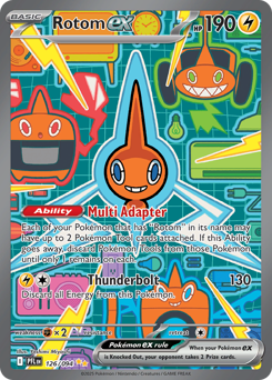 Rotom ex card art